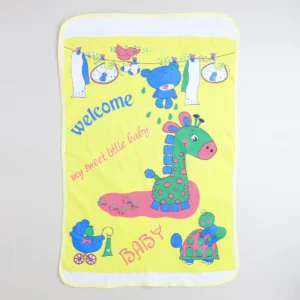 Love Baby baby Towel for new born baby – 1915 Yellow P1