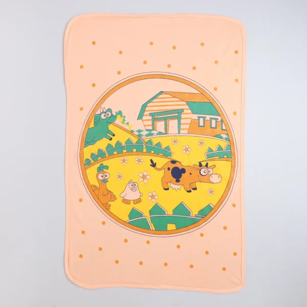 Love Baby Hood kids Towel for new born baby – 1954 Peach