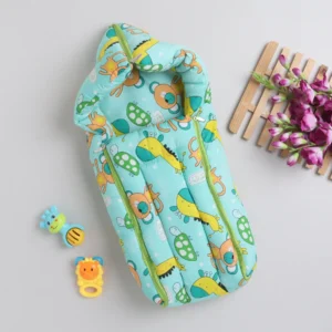 Cotton Sleeping Bag For Infants Baby Kids Green Set 3