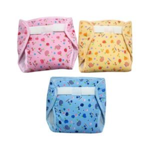 Set of 3 Assorted Net Diaper by Love Baby – 537 S Combo P5