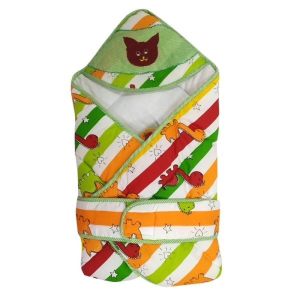 Love Baby Cotton Blanket cum Dryrobe – 565 Green P6 2