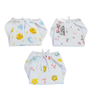 Love Baby cotton muslin cloth nappy set of 3 medium – 673 M Combo P24