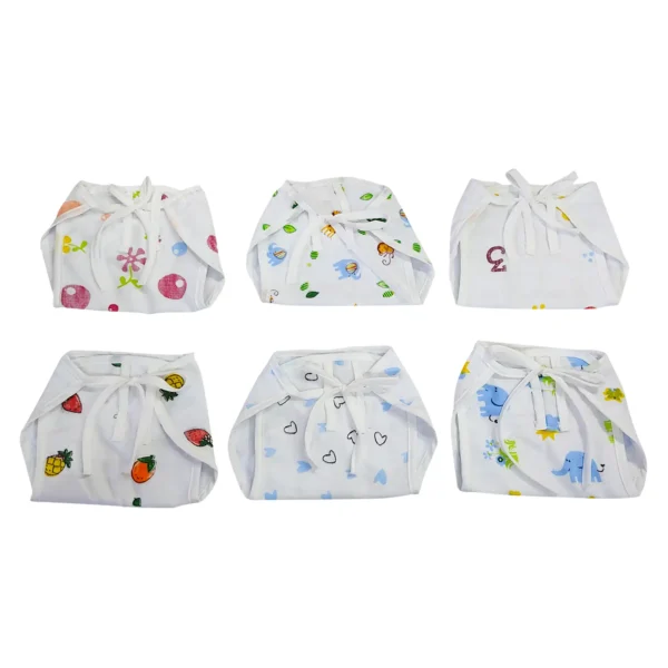 Love Baby muslin cloth nappy set of 6 Large – 673 L Combo P25