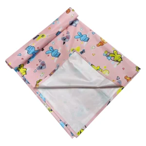 Love Baby Soft Bed Sheet Plastic – 713 B Pink P9