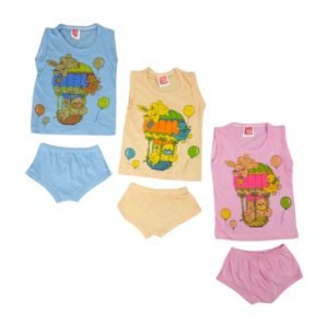 Trendy 3 Cotton Hosiery Shirt With 3 Pant Set – BC12