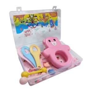 Pink Love Baby Rattle Toys for Infant