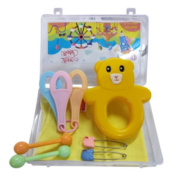 Yellow Love Baby Rattle Toys for Babies 2