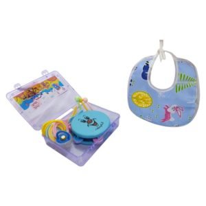 Plastic Assorted Printed Bibs Cloth from Love Baby 603 Combo