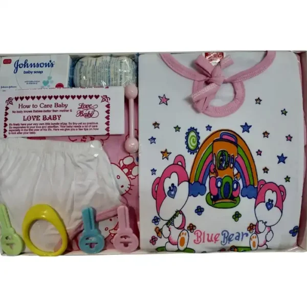 Newborn Gift Set For 0-6 Months Pink