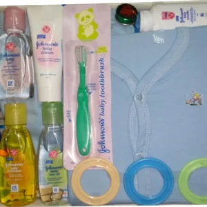 Baby Gift Box With Johnson’s Baby Care Blue