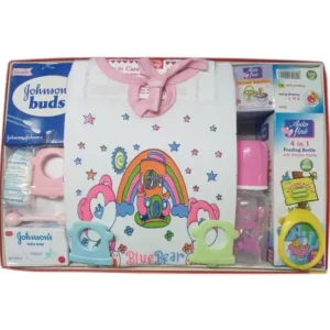 Baby Gift Set Box For 0 to 6 Months Pink