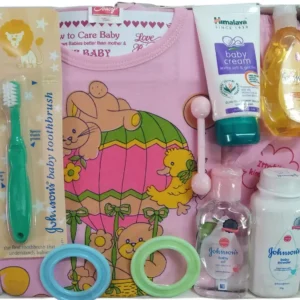 Oganic Ink Baby Gift Set 0 to 6 Months Premium Pink