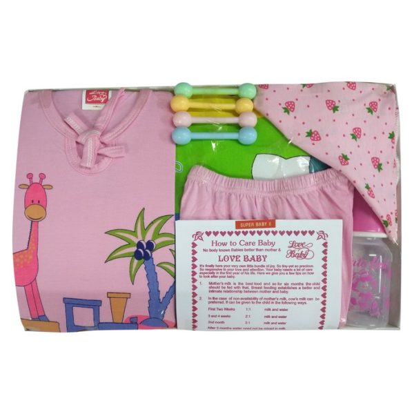 New born Gift Set Pink