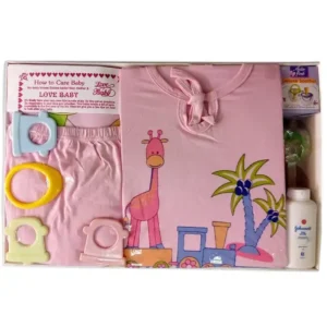 New Born Baby Gift Set Peach Simran Peach