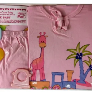 Oganic Ink Baby Gift Set 0 to 6 Months Tom and Jerry Pink