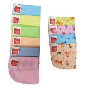 Cotton Washcloths towel brup cloth for New Born Baby Assorted
